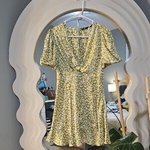 Floral Green Dress